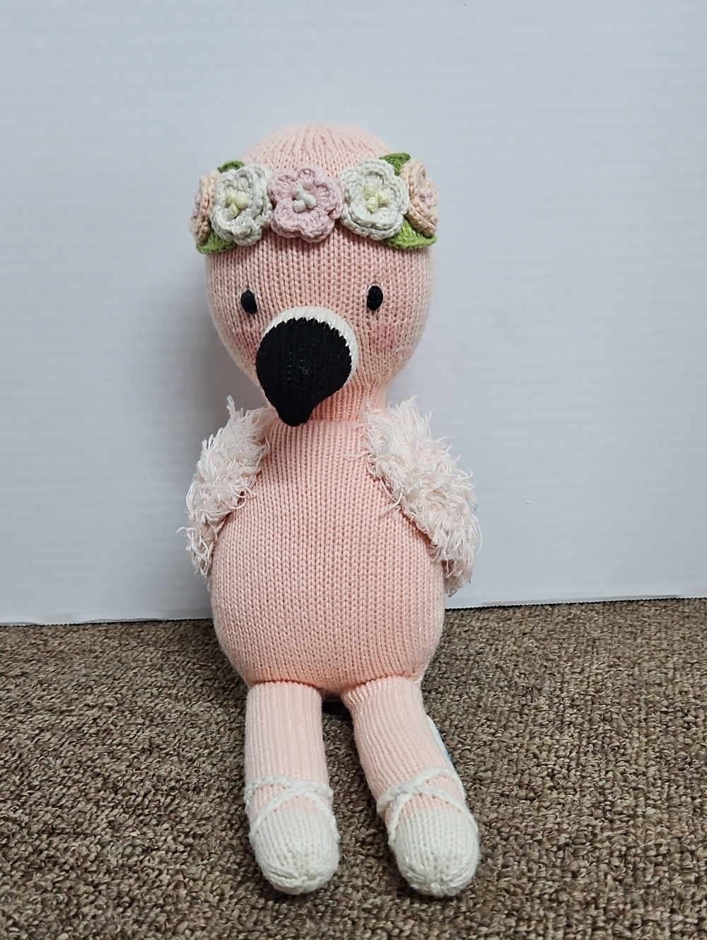 Cuddle & Kind Pink Penelope the Flamingo 14" Handmade Plush Nordstrom